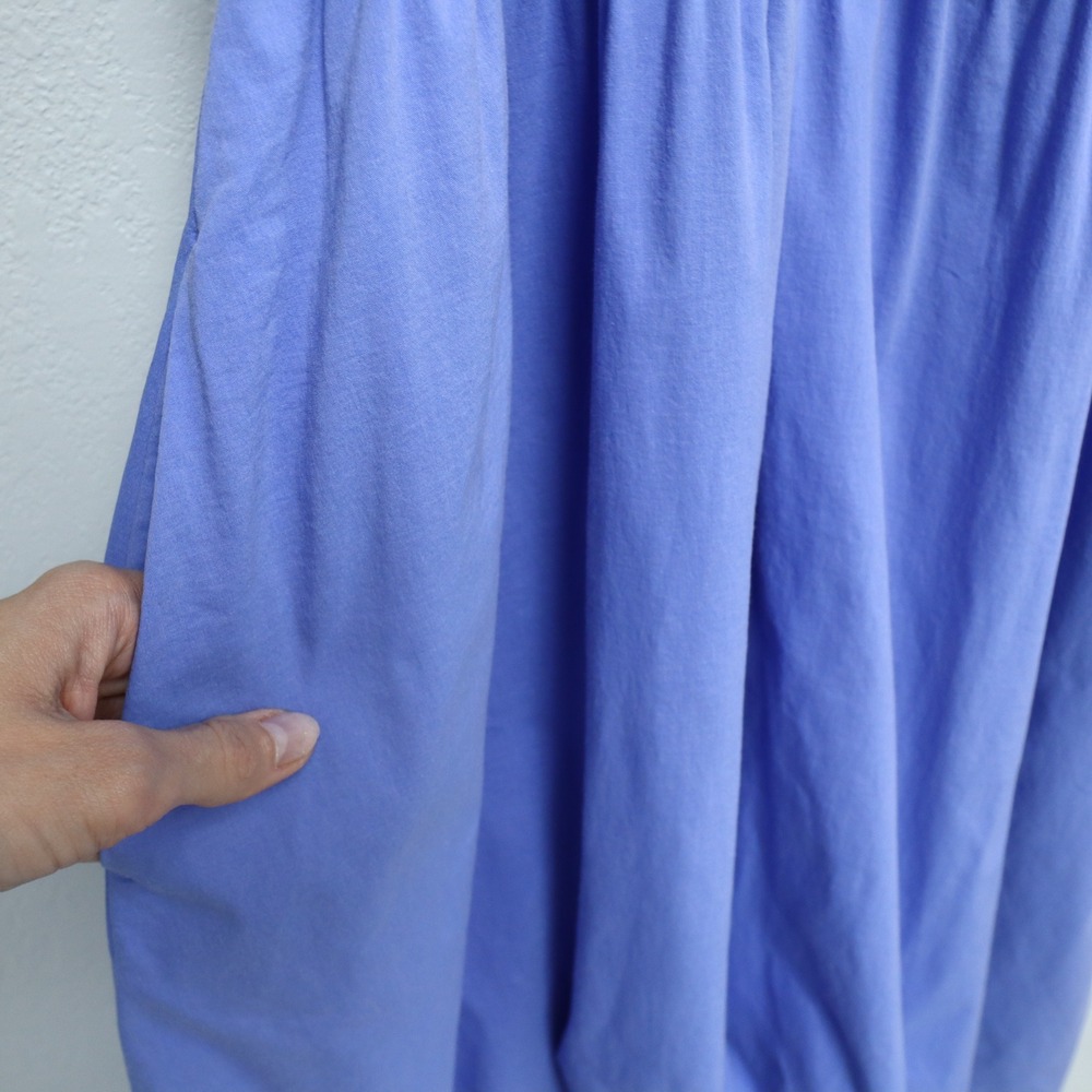 Sweaty Betty Explorer Rib Bodice Racerback Midi Dress 10 Blue Athleisure Pockets - Picture 6 of 11